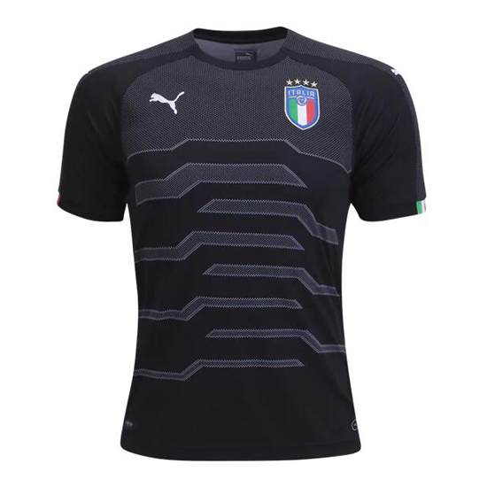 Maglia Italia portiere 2018 Nero - Clicca l'immagine per chiudere